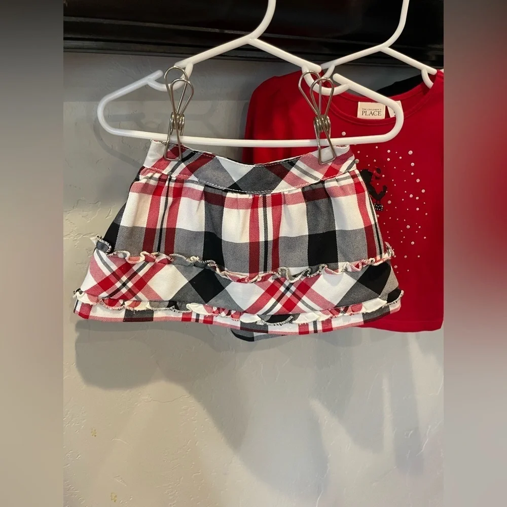 Toddler girls 12 to 18 months, three-piece holiday outfit